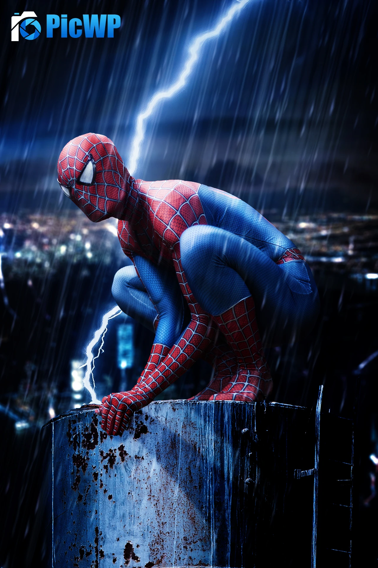Spider-Man Cosplay 6K Mobile Wallpaper