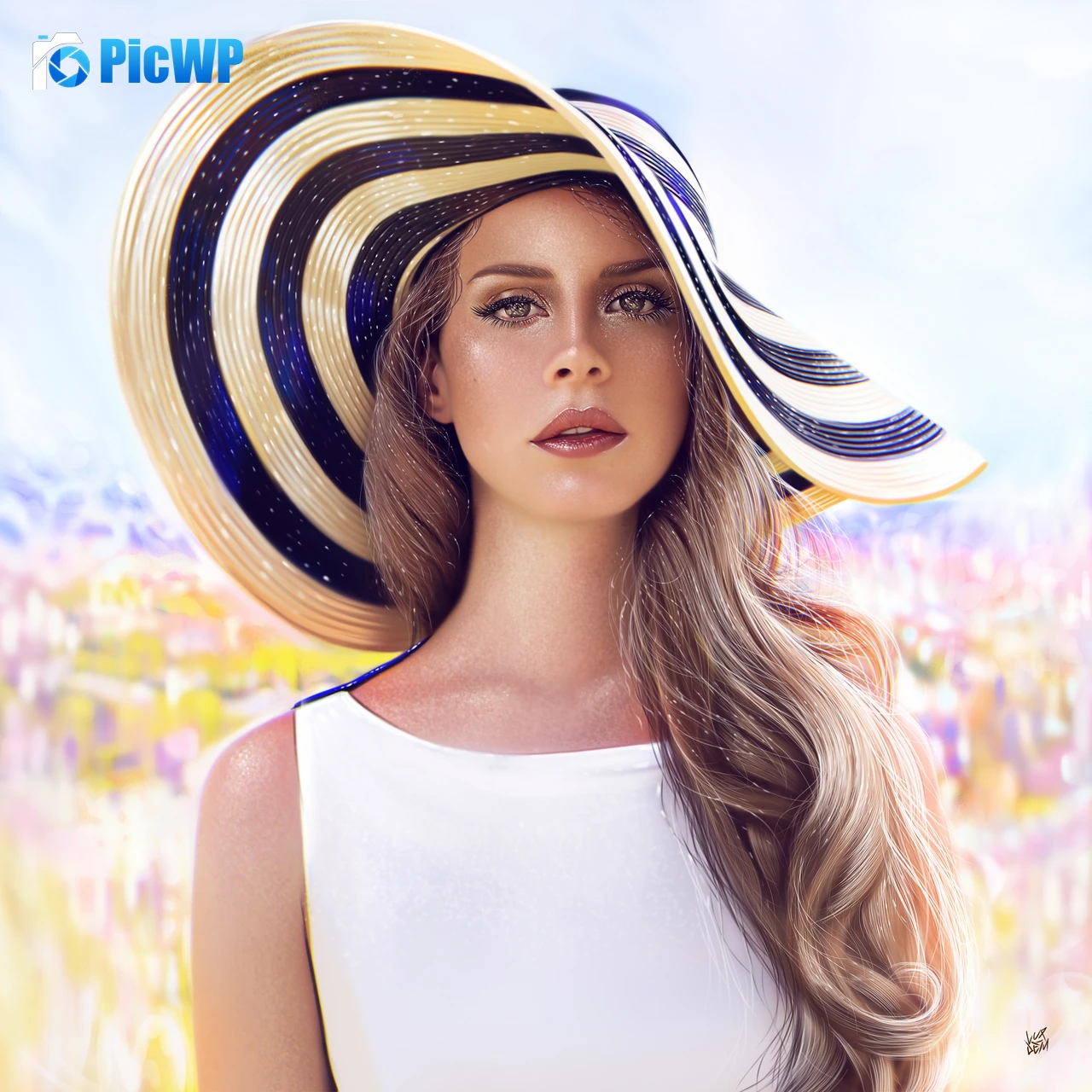 Lana Del Rey American singer 4K Fold Wallpaper