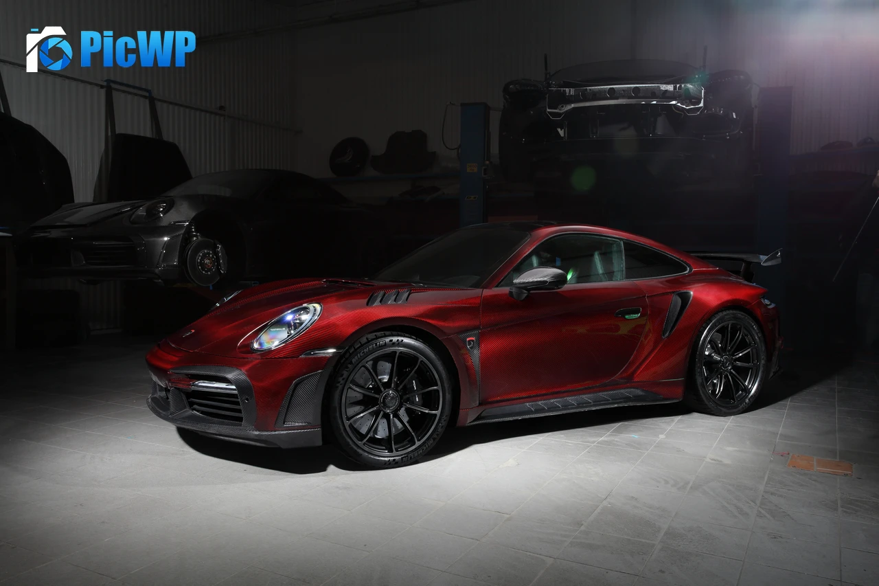 TopCar Porsche 911 Turbo S Stinger GTR Carbon Edition 2022 6K PC Wallpaper