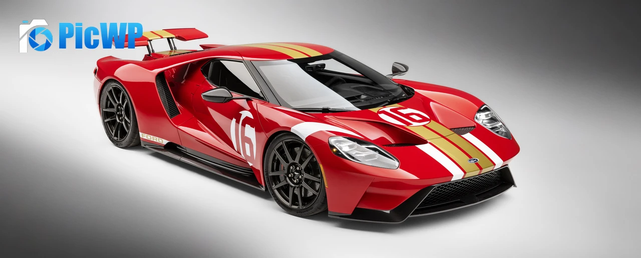 Ford GT Alan Mann Heritage Edition 8K Wide Wallpaper