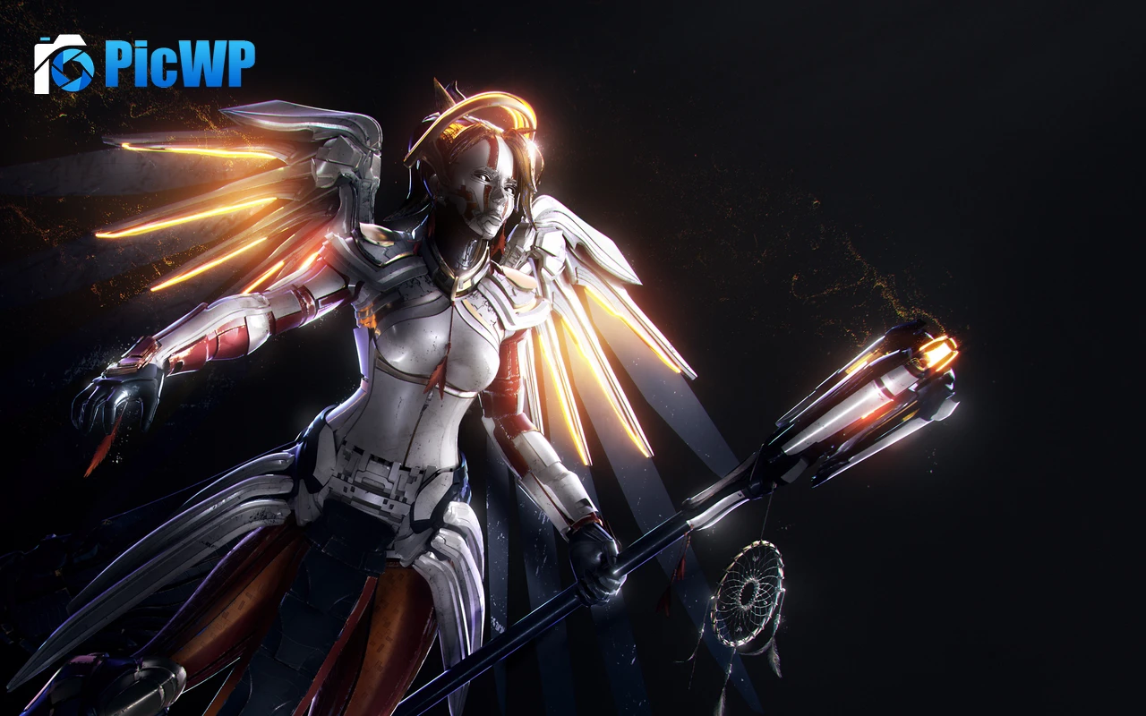 Mercy Support hero 4K PC Wallpaper