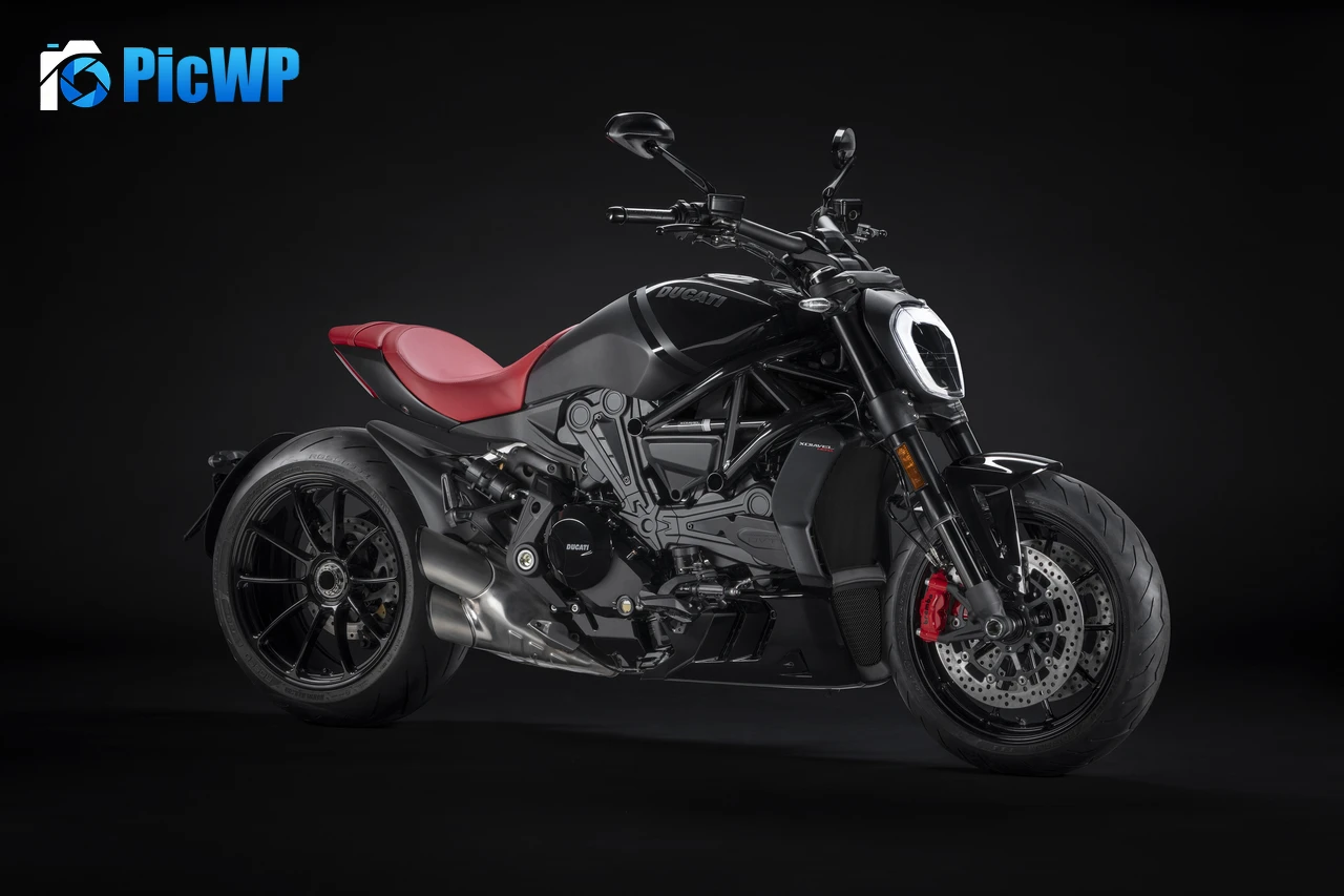 Ducati XDiavel Nera Dark background 4K PC Wallpaper