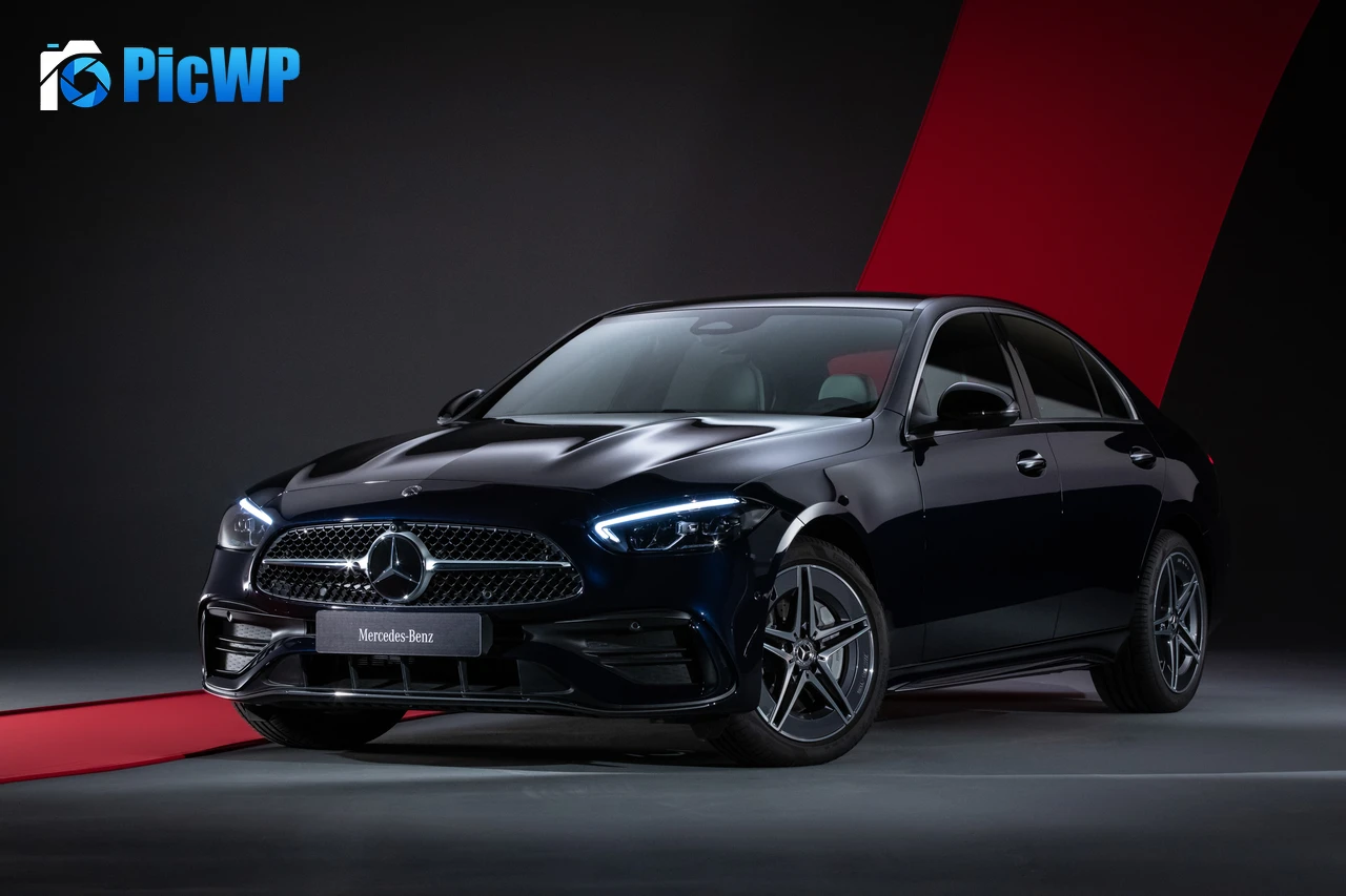Mercedes-Benz C 200 AMG Line 2022 4K PC Wallpaper
