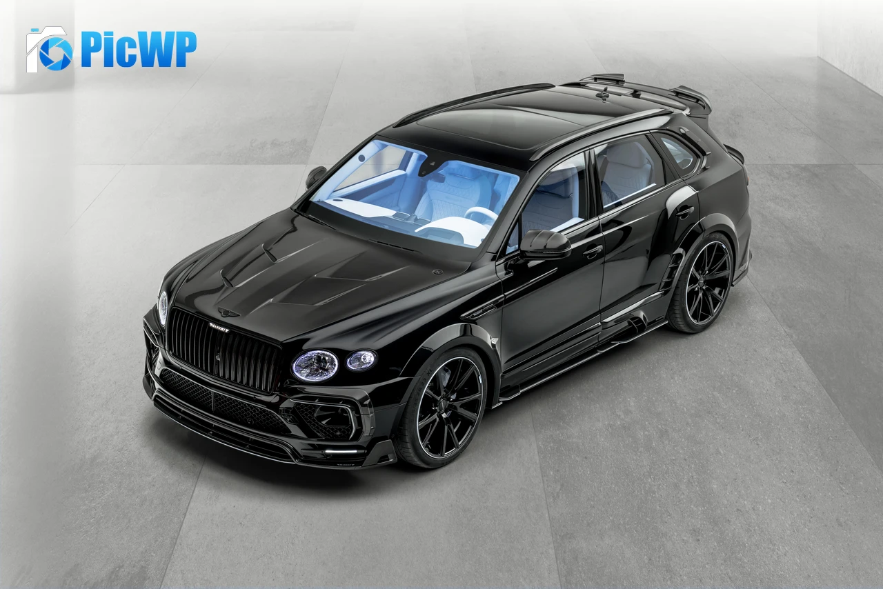 Mansory Bentley Bentayga Speed Black cars 8K PC Wallpaper
