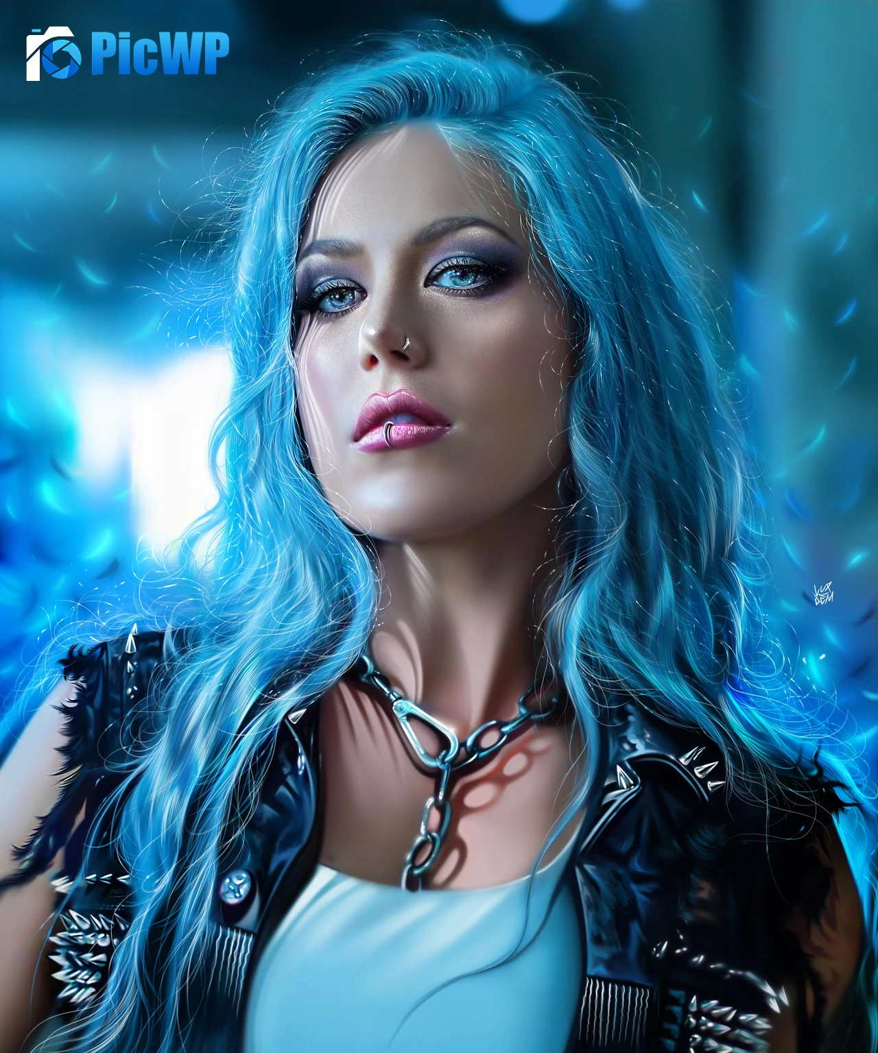 Alissa White-Gluz Canadian singer 5K Mobile Wallpaper