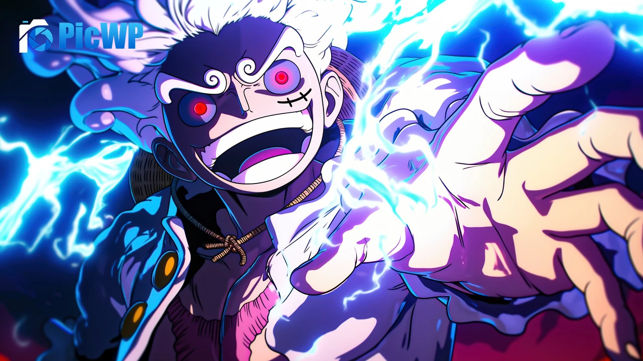 Luffy Sun God Nika 6K PC Wallpaper