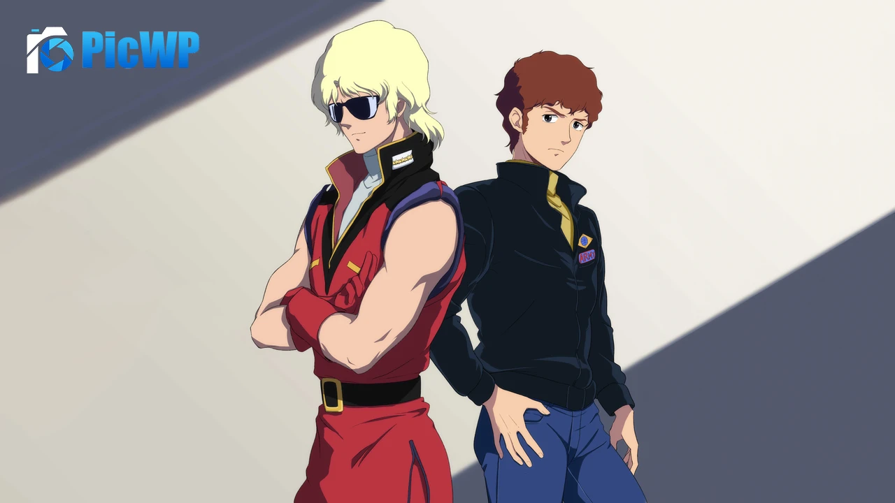 Char Aznable Amuro Ray 8K PC Wallpaper
