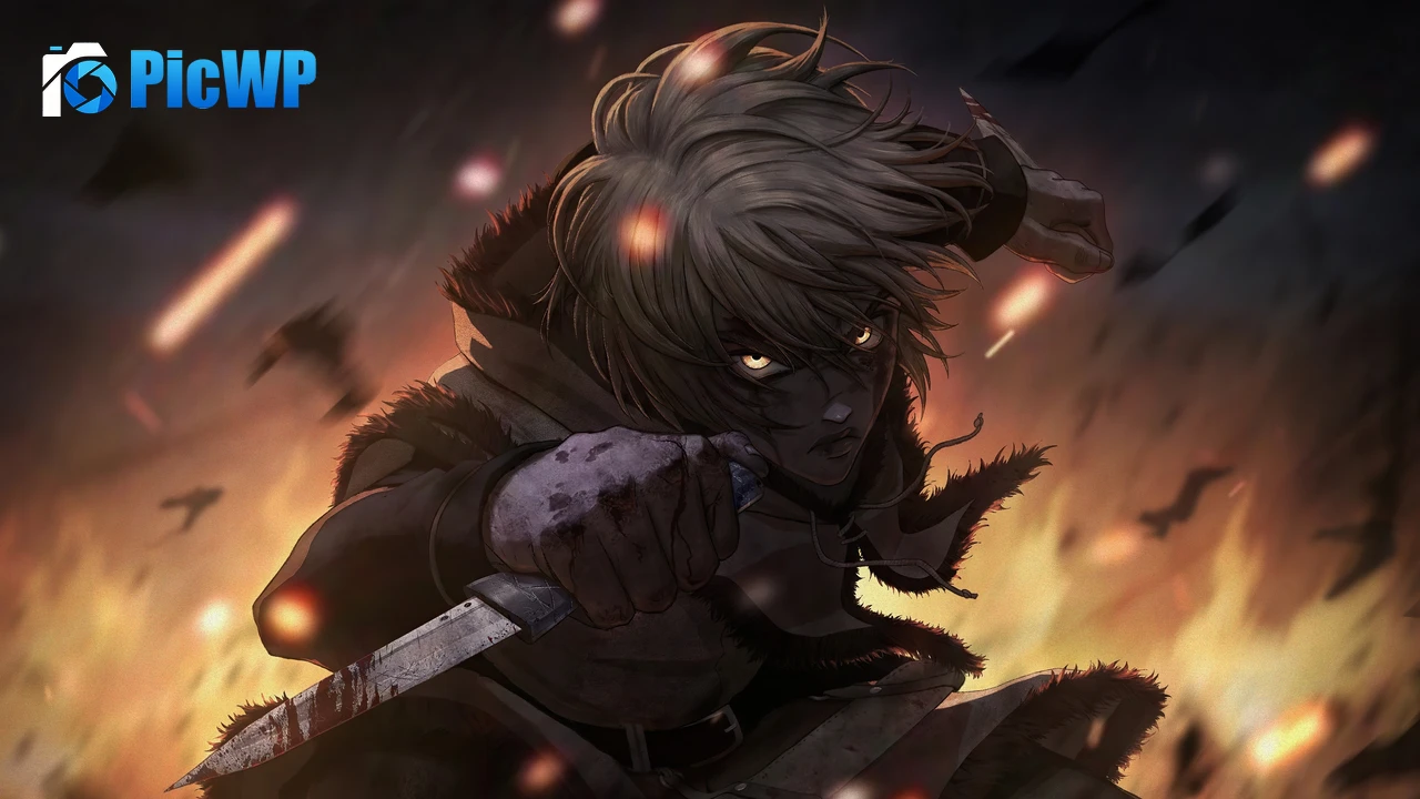 Thorfinn in Vinland Saga Background 6K PC Wallpaper