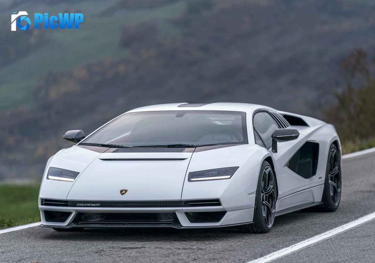 Lamborghini Countach LPI 800-4 Sports cars 6K PC Wallpaper