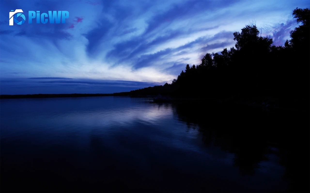 Sugar Lake Evening sky 4K PC Wallpaper