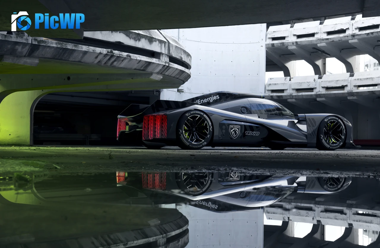 Peugeot 9X8 Prototype Le Mans Sports cars 9K PC Wallpaper