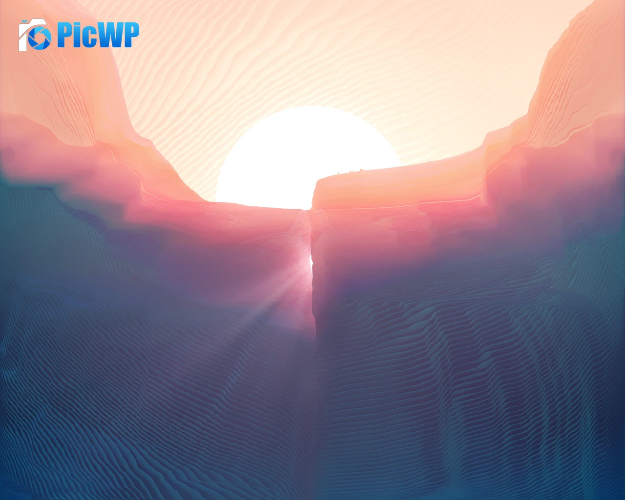 Sunset Mars 5K PC Wallpaper