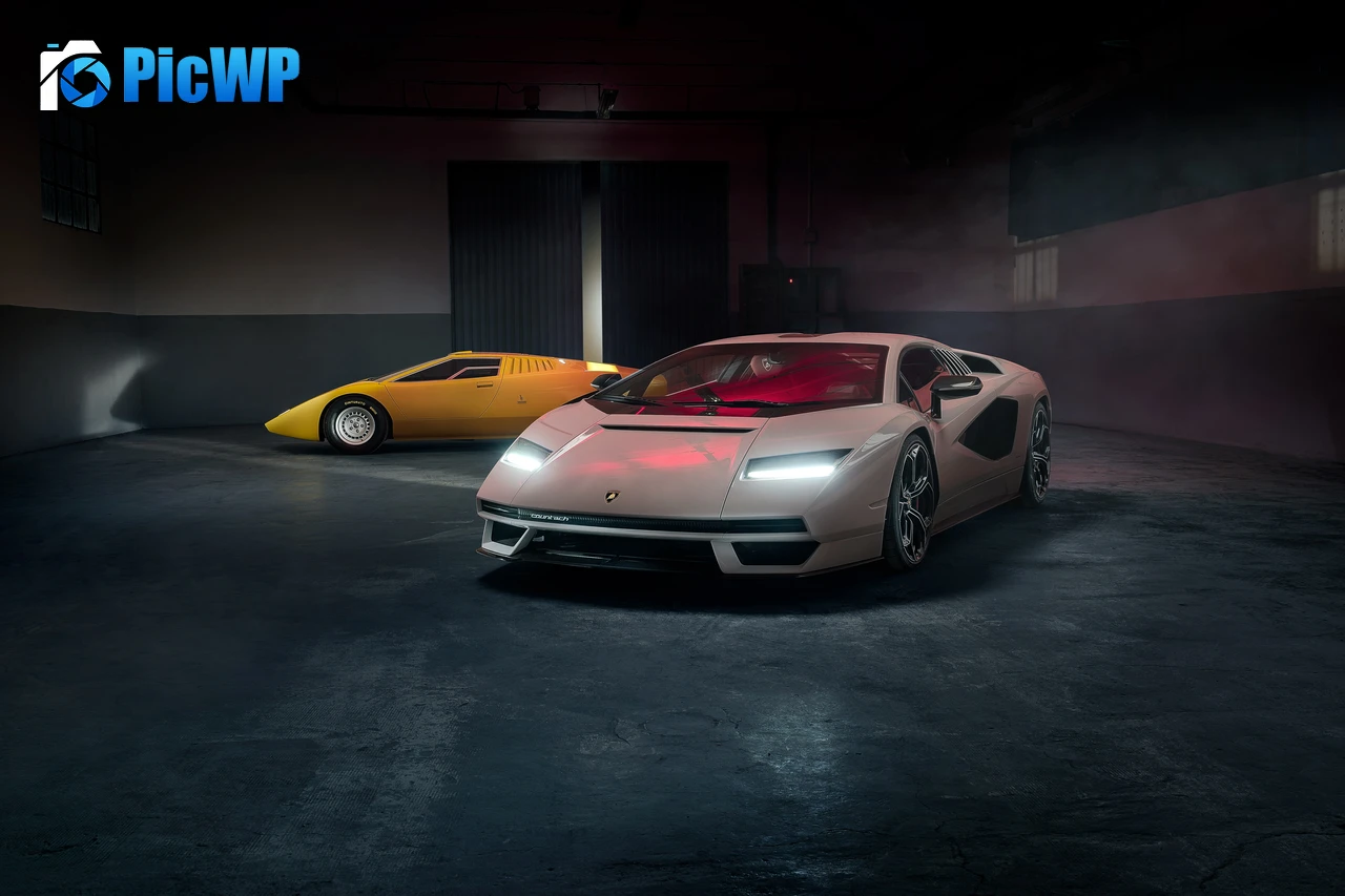 Lamborghini Countach LP500 1987 6K PC Wallpaper