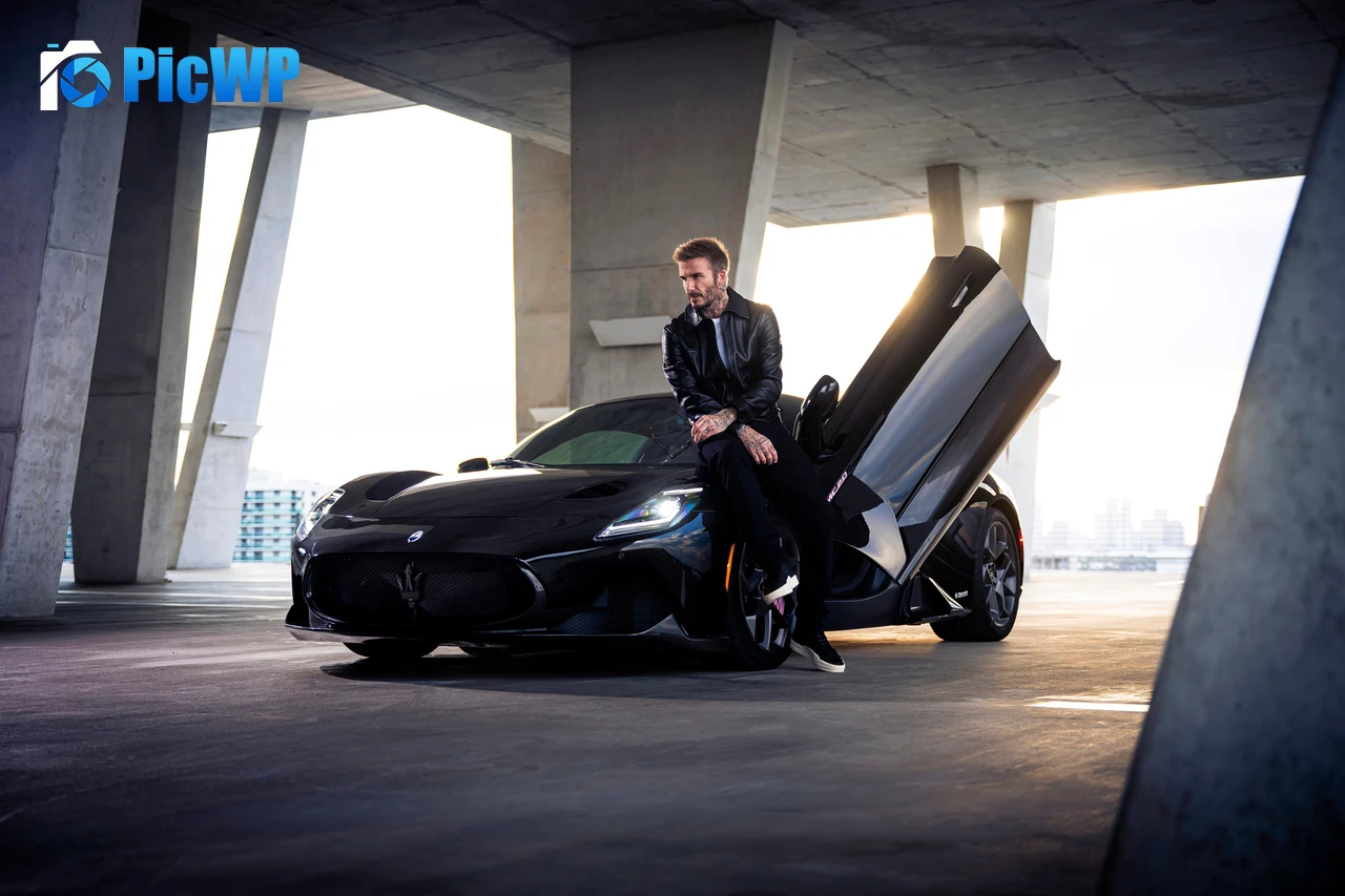 Maserati MC20 Coupé David Beckham 8K PC Wallpaper