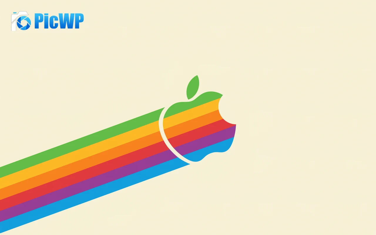 Apple logo Minimalist 4K PC Wallpaper