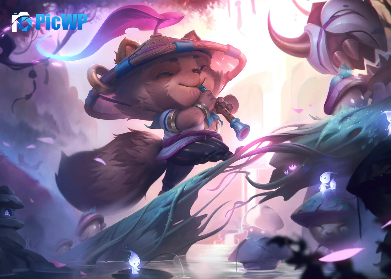 Spirit Blossom Teemo 4K PC Wallpaper