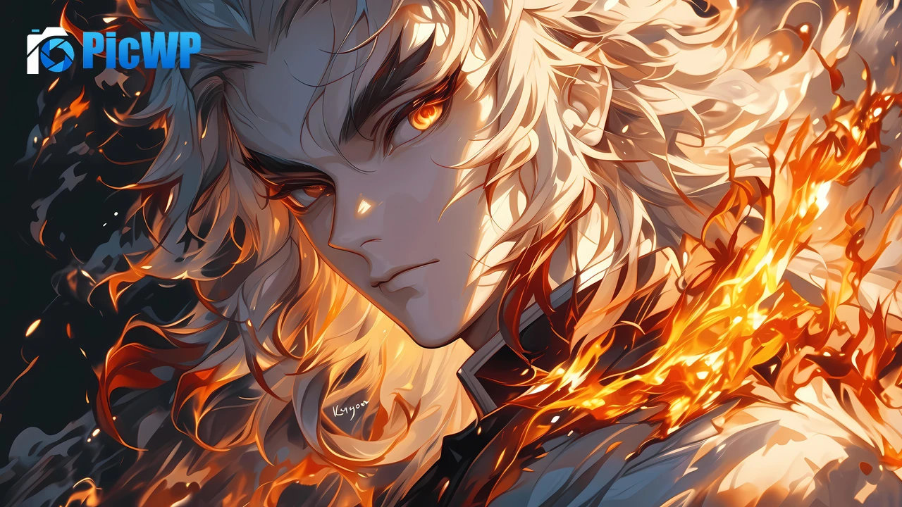Kyojuro Rengoku Dope 6K PC Wallpaper