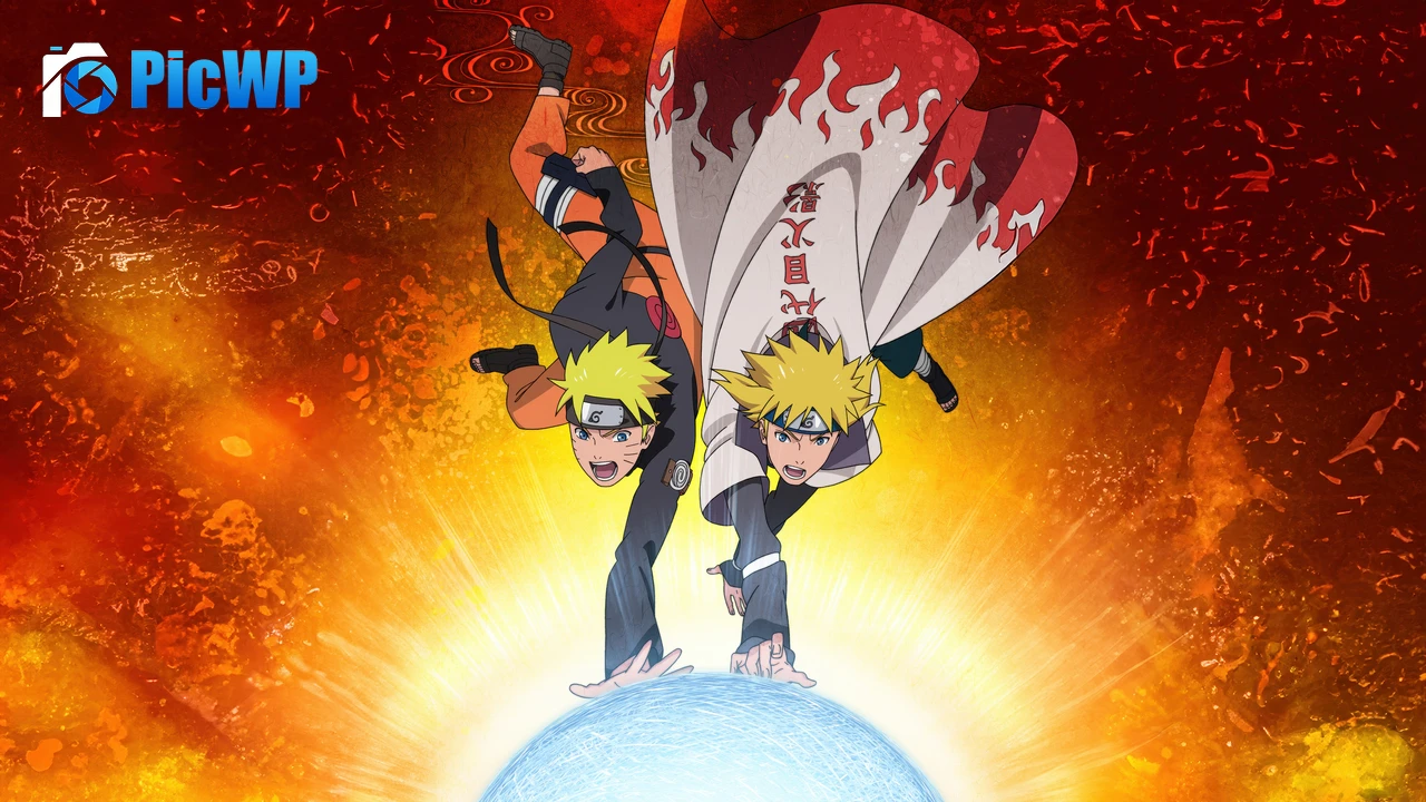 Minato Namikaze Naruto Uzumaki 6K PC Wallpaper