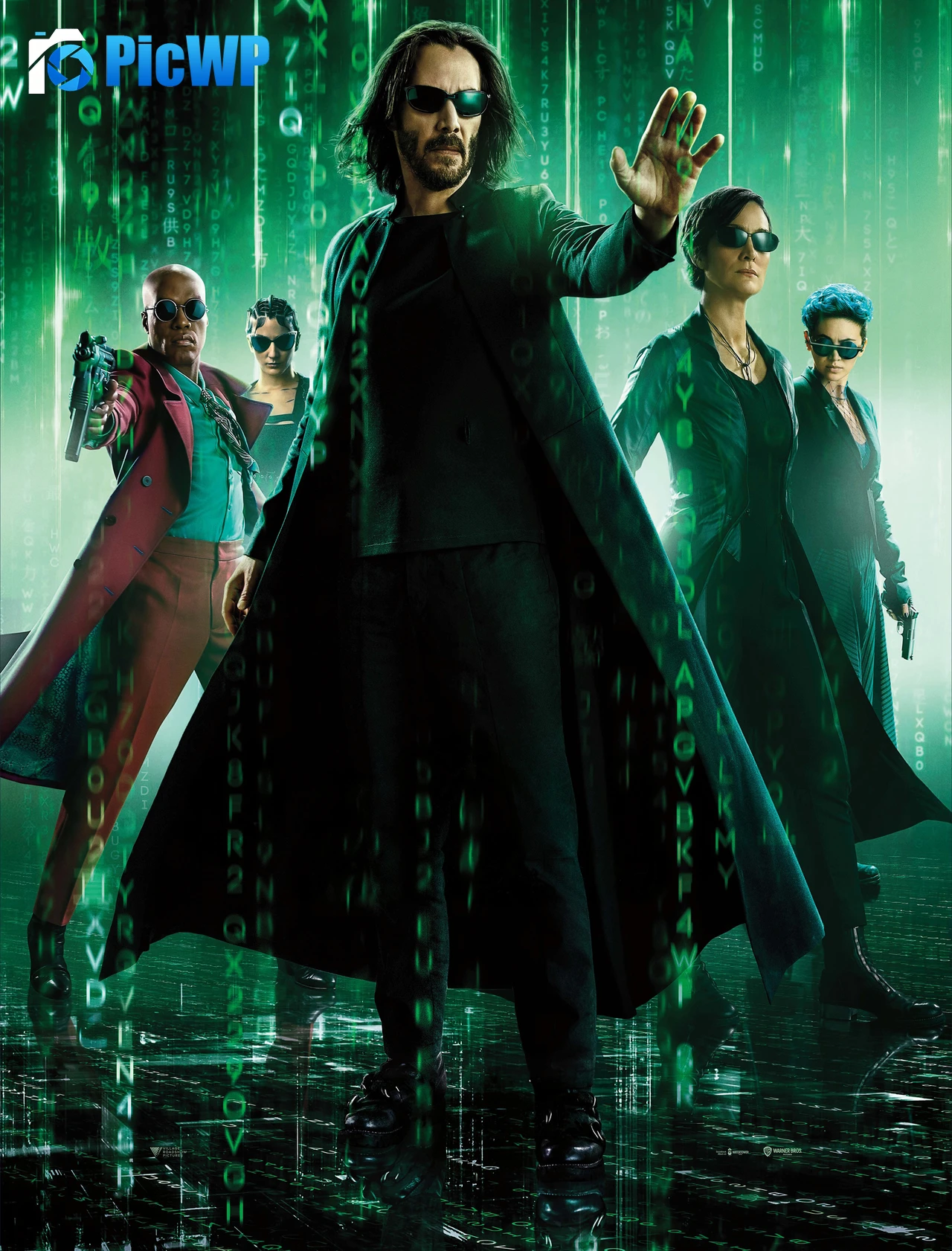 The Matrix Resurrections Movie poster 6K Mobile Wallpaper