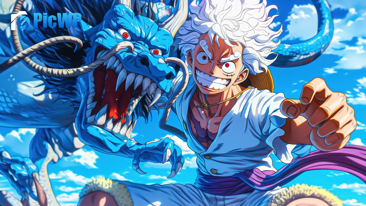 Luffy vs Kaido One Piece 6K PC Wallpaper