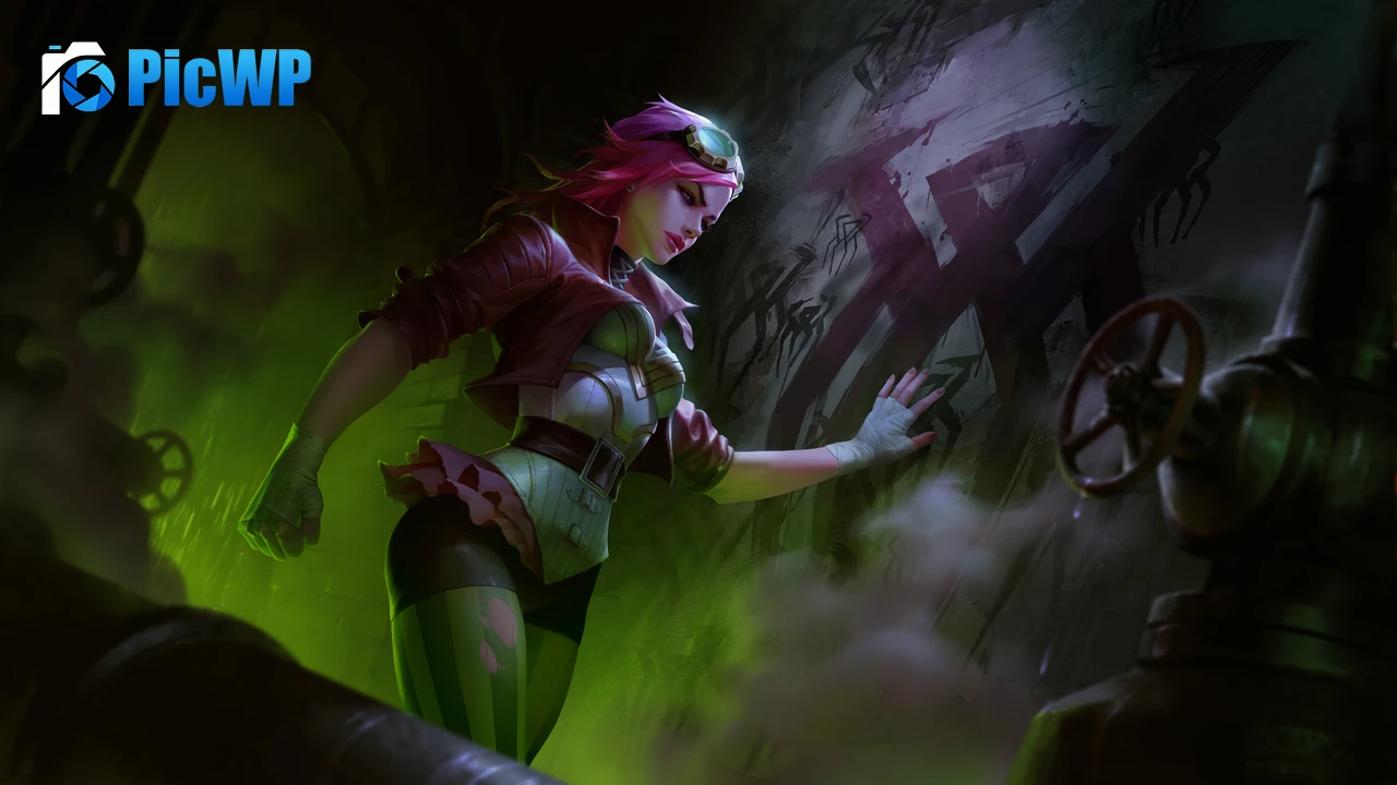 Vi (LoL) Game poster 6K PC Wallpaper
