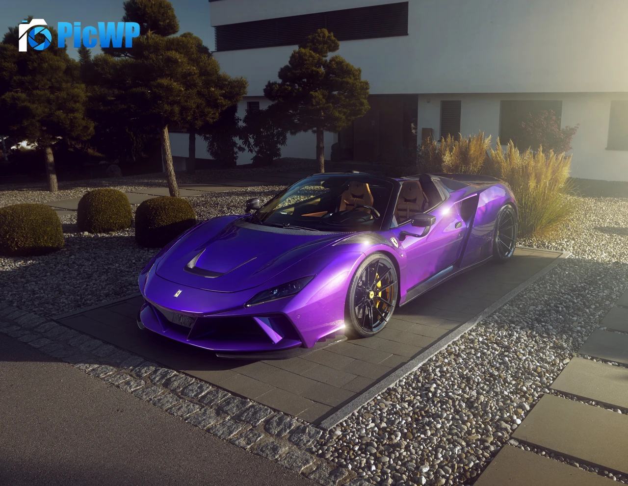Novitec Ferrari F8 Spider N-Largo 2021 8K PC Wallpaper