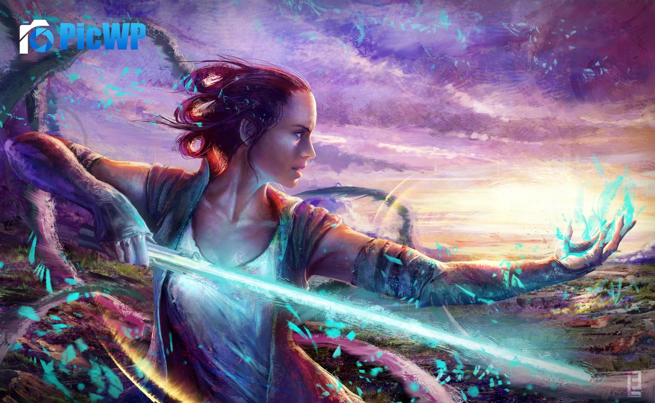 Rey Star Wars: The Force Awakens 5K PC Wallpaper