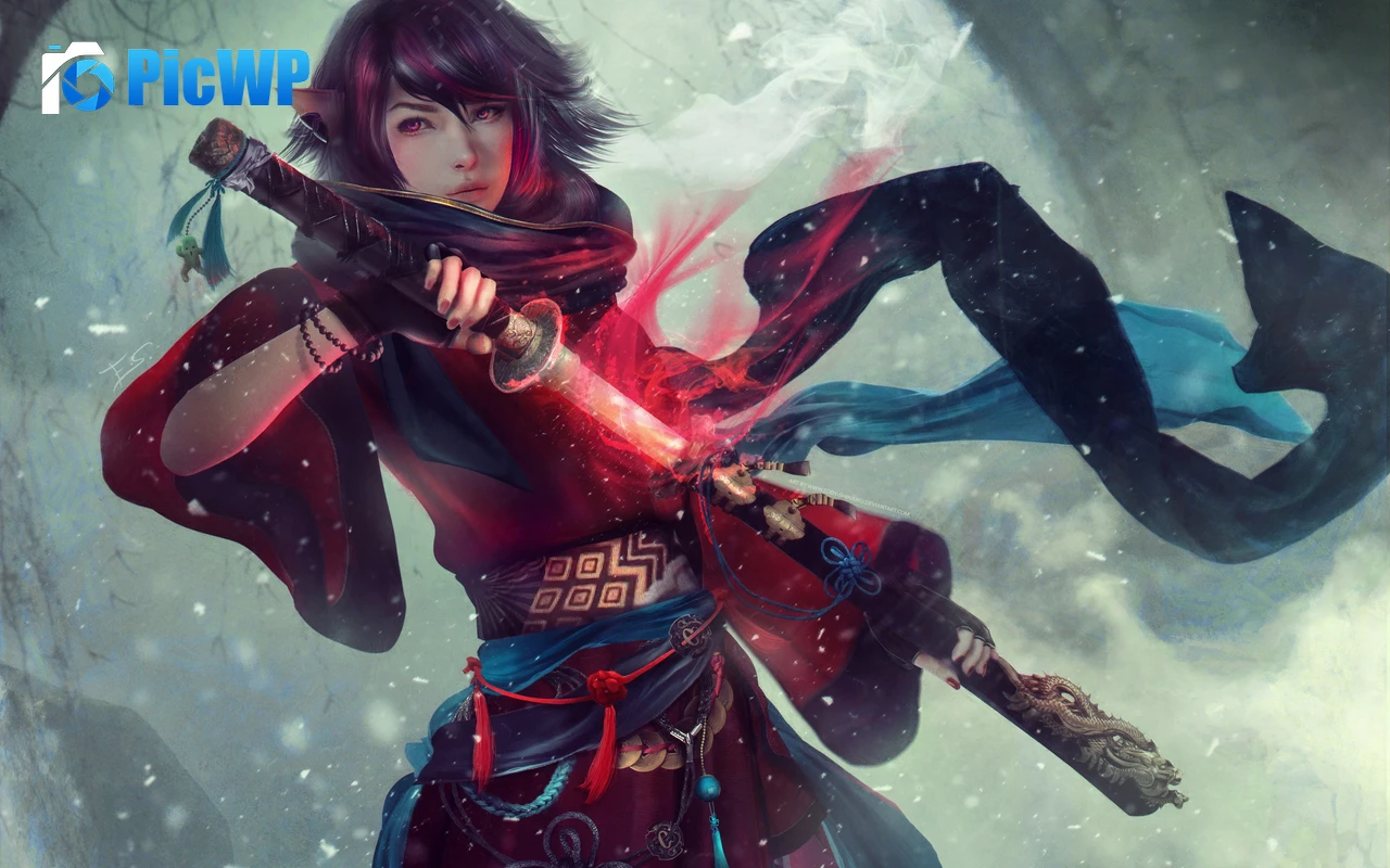 Yukata Final Fantasy XIV 4K PC Wallpaper