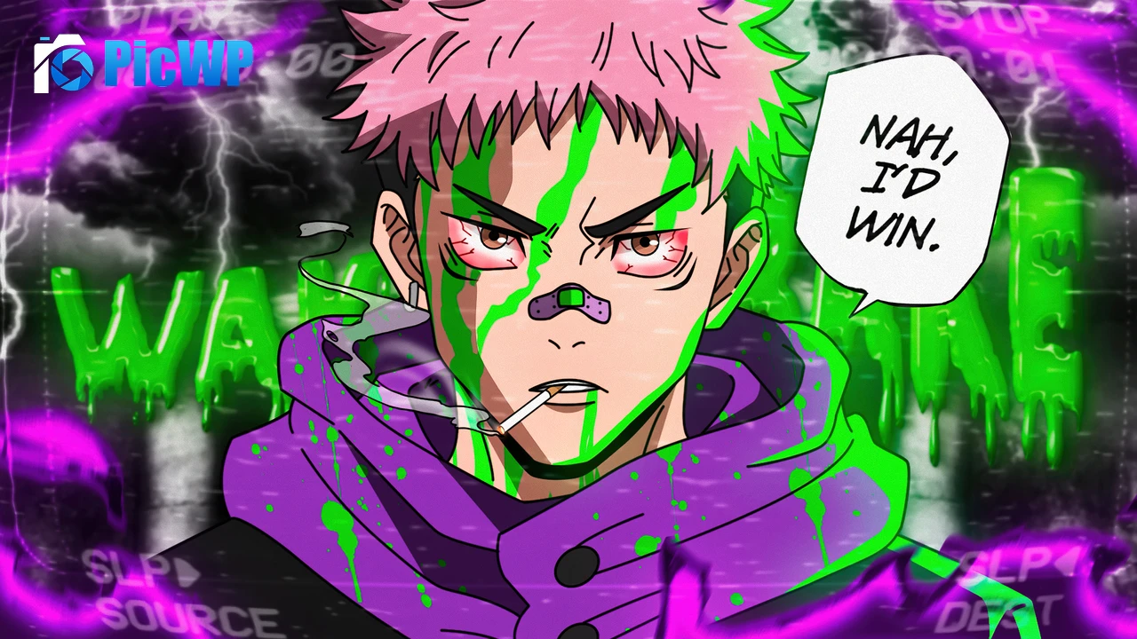 Yuji Itadori Fan Art Jujutsu Kaisen 6K PC Wallpaper