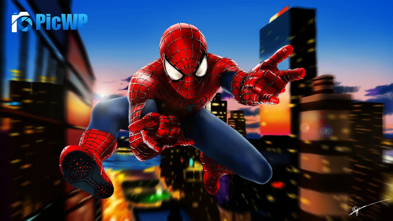 Spider-Man Digital Art 4K PC Wallpaper