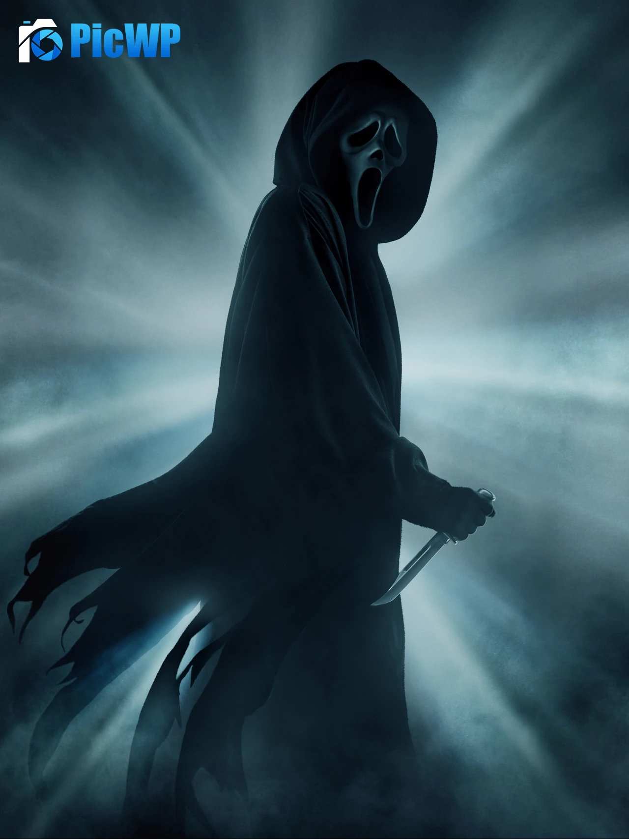 Scream Ghostface 6K Mobile Wallpaper