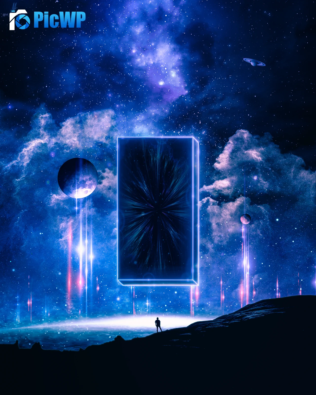 Monolith Surreal 5K Mobile Wallpaper