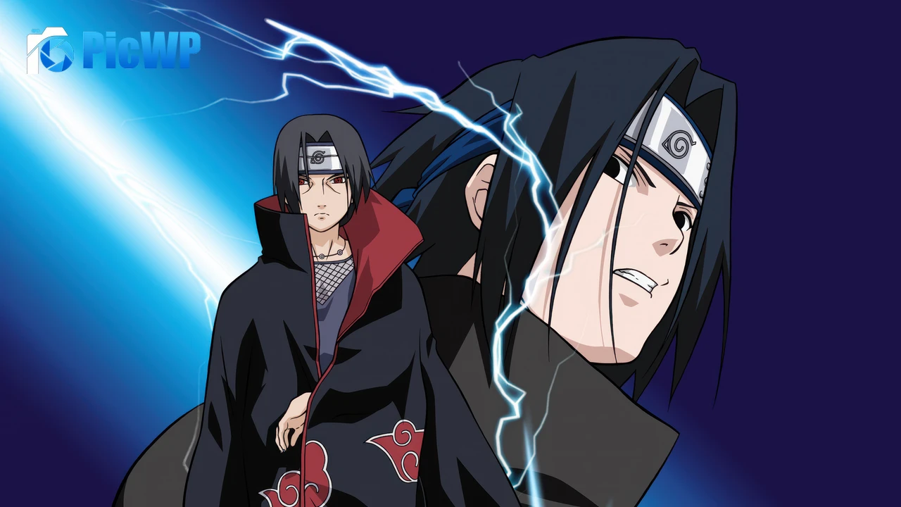 Sasuke & Itachi Brothers 6K PC Wallpaper