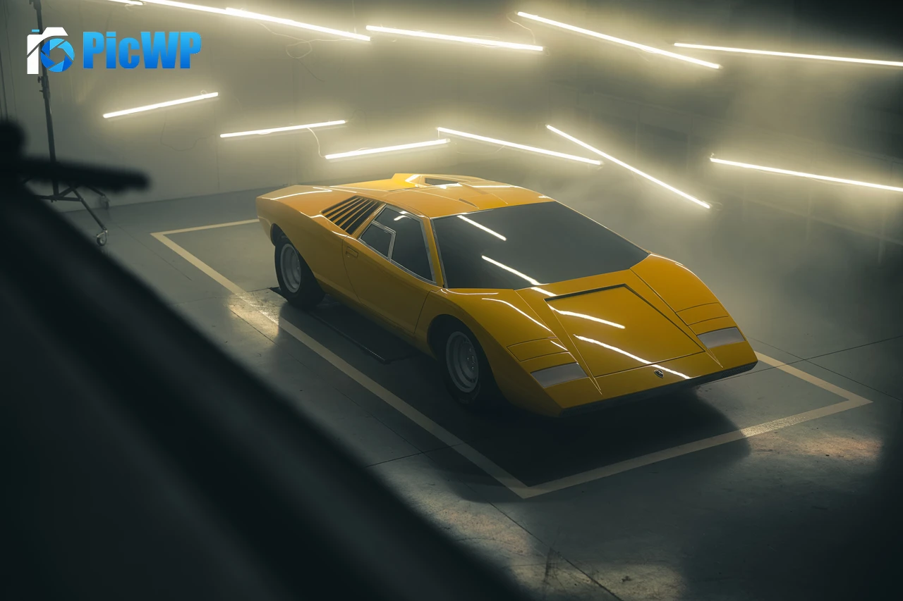 Lamborghini Countach LP500 2021 9K PC Wallpaper