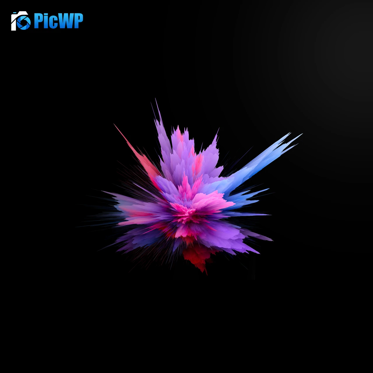 Color burst Colorful 4K Fold Wallpaper