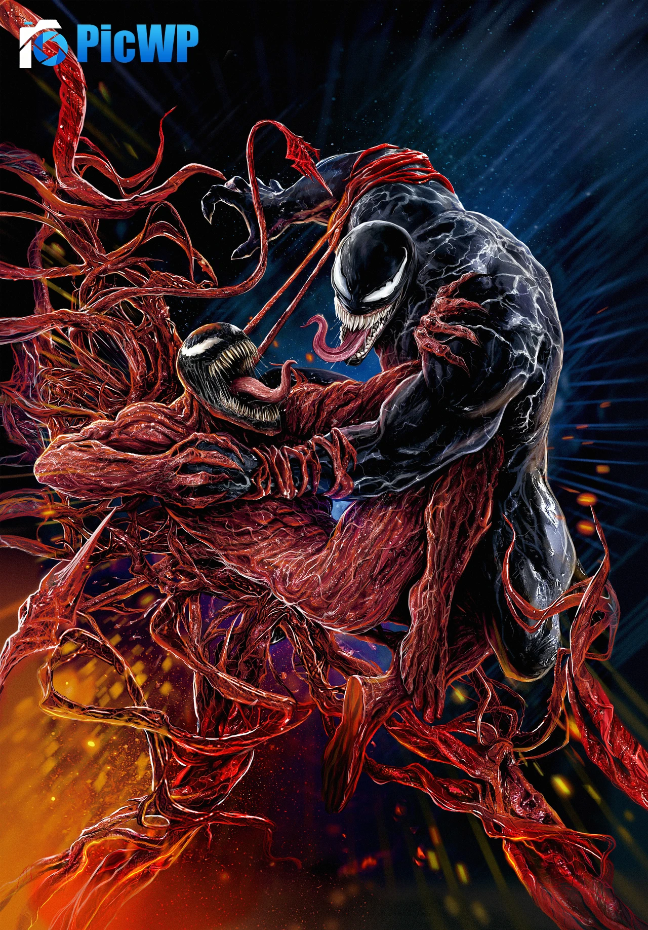 Venom: Let There Be Carnage Venom 2 6K Mobile Wallpaper