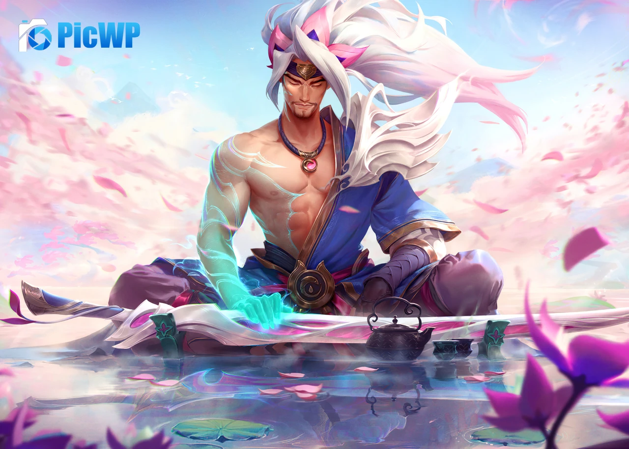 Spirit Blossom Yasuo 4K PC Wallpaper