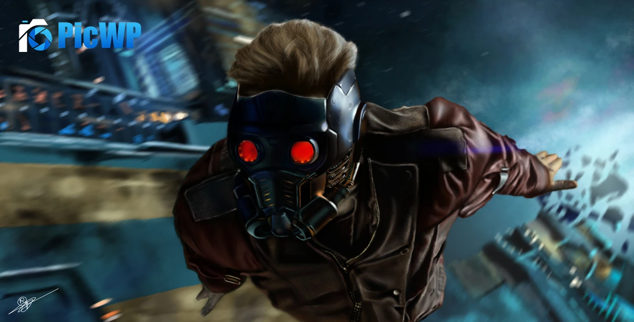 Star-Lord Guardians of the Galaxy Vol 2 9K PC Wallpaper