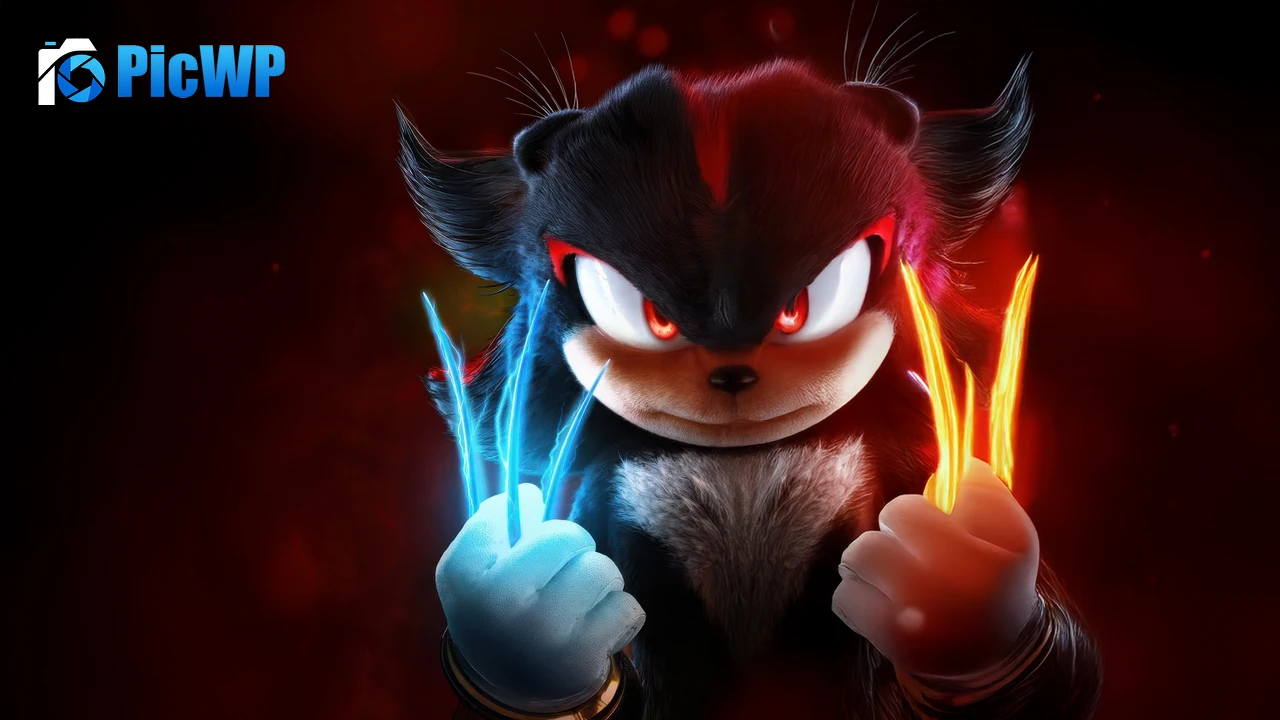 Sonic the Hedgehog 3 Shadow 6K PC Wallpaper