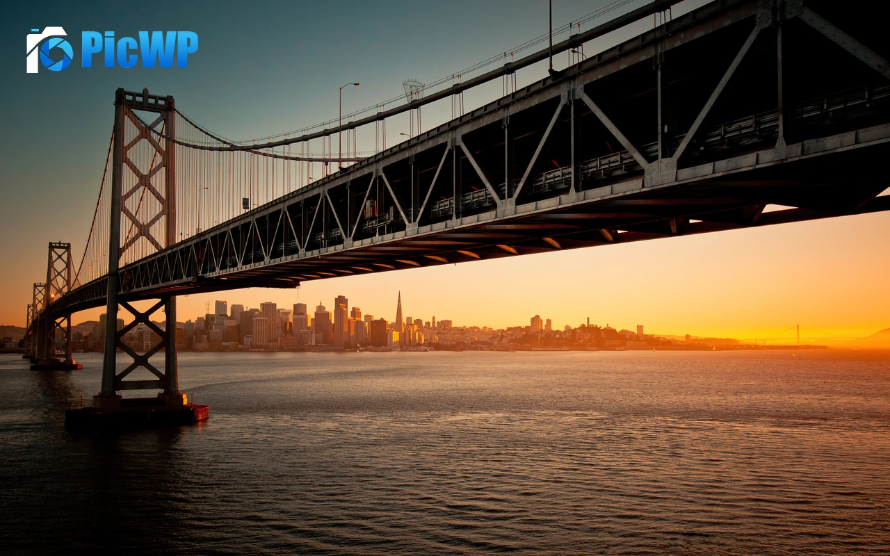San Francisco-Oakland Bay Bridge Downtown 4K PC Wallpaper
