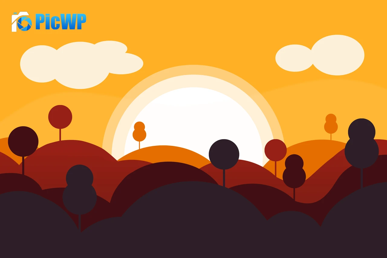 Vector Landscape Digital Art 5K PC Wallpaper