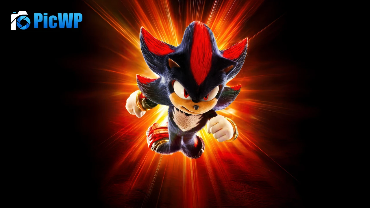 Shadow Sonic the Hedgehog 3 8K PC Wallpaper