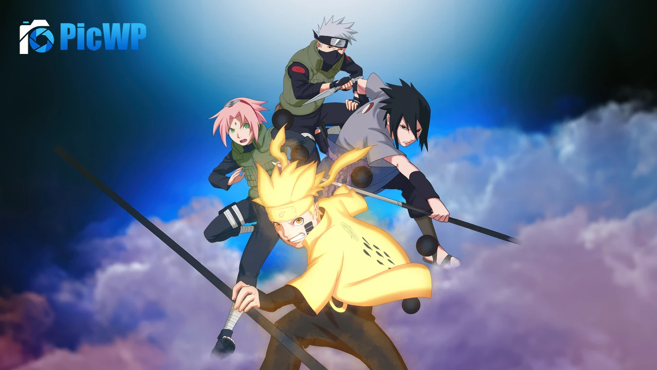 Naruto Team 7 Poster 6K PC Wallpaper