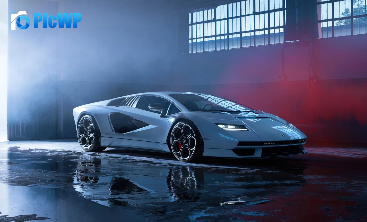 Lamborghini Countach LPI 800-4 Aesthetic 6K PC Wallpaper