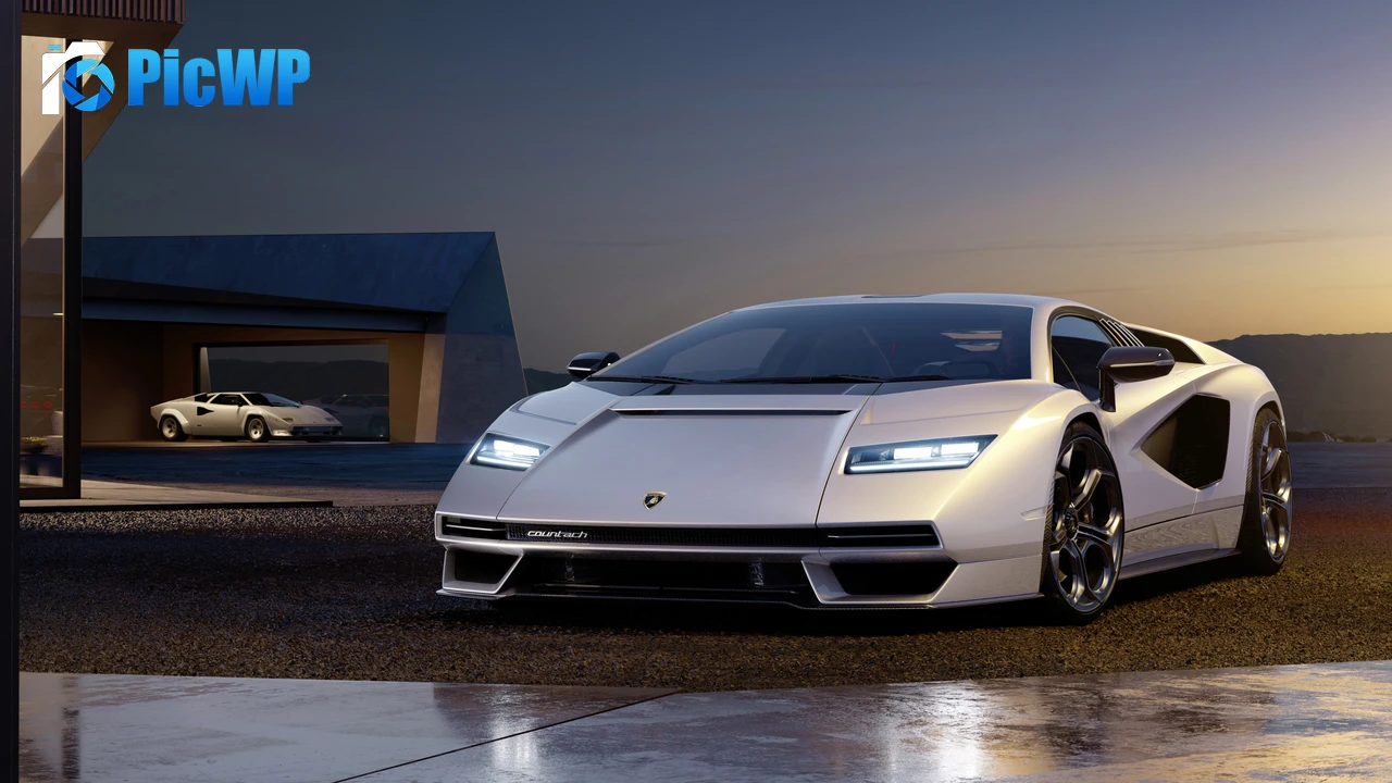 Lamborghini Countach LPI 800-4 Hybrid cars 6K PC Wallpaper