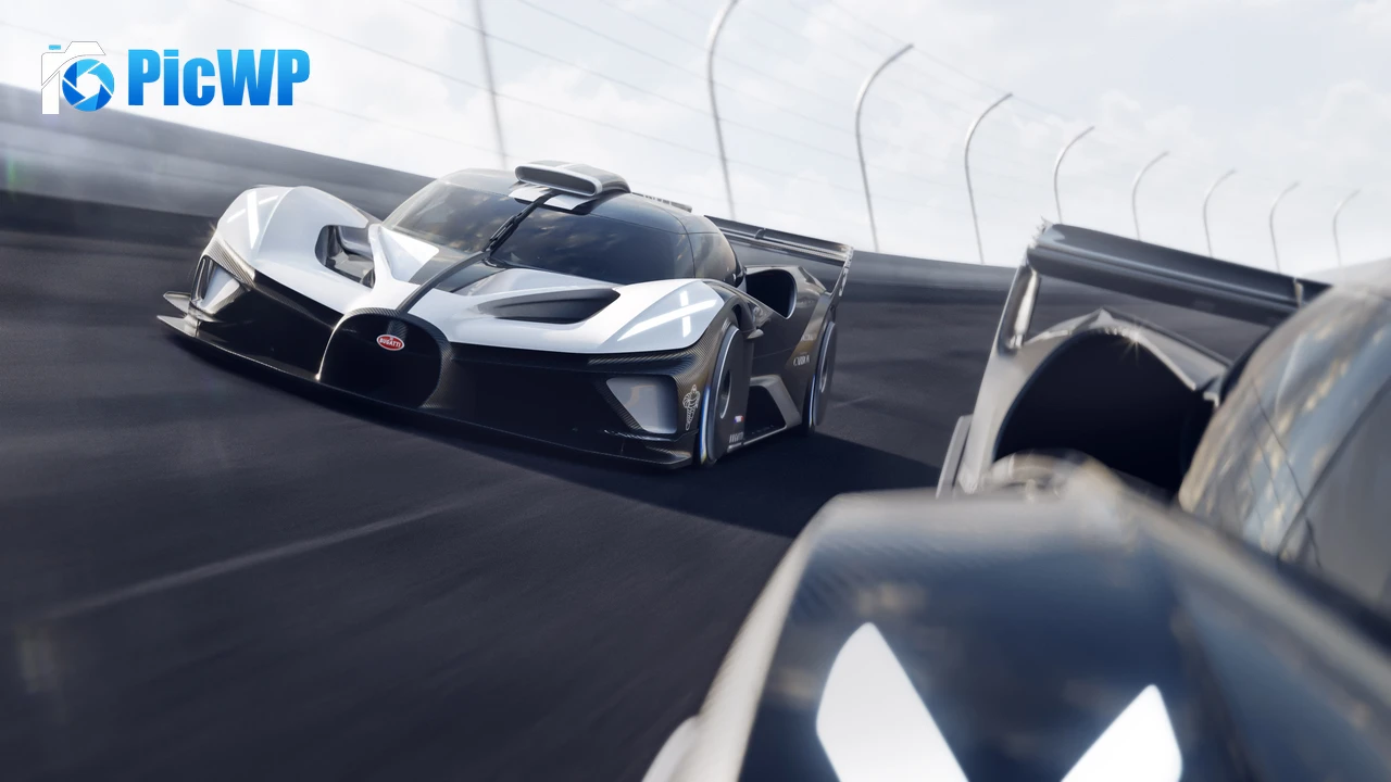 Bugatti Bolide Racing cars 5K PC Wallpaper