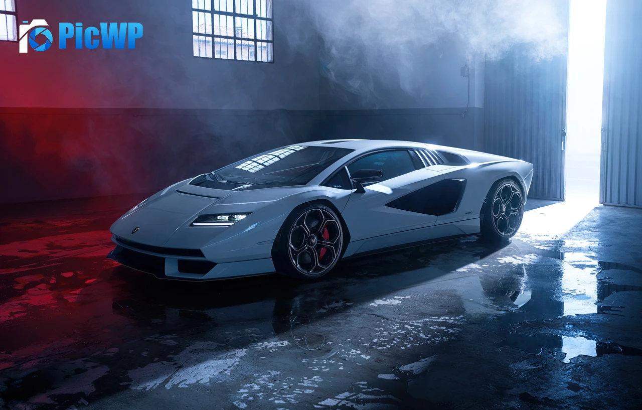 Lamborghini Countach LPI 800-4 Exotic car 6K PC Wallpaper