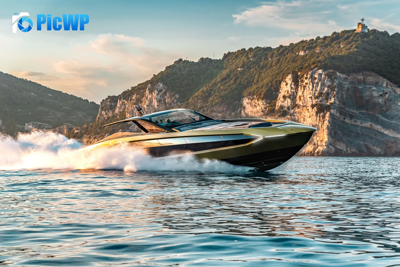 Tecnomar for Lamborghini 63 Superyacht 6K PC Wallpaper