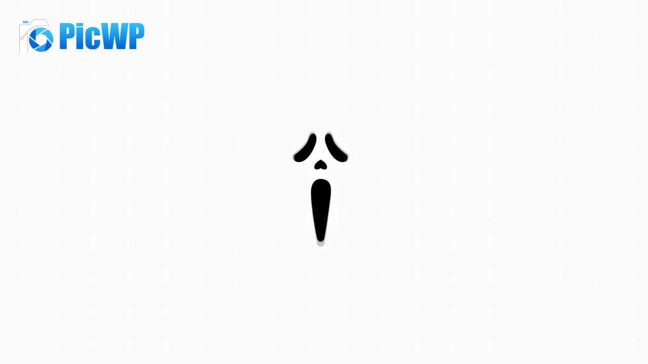 Scream Ghostface Minimalist 6K PC Wallpaper