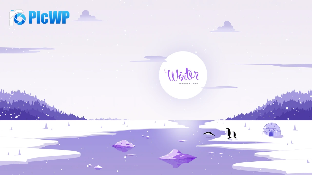 Winter Illustration 6K PC Wallpaper